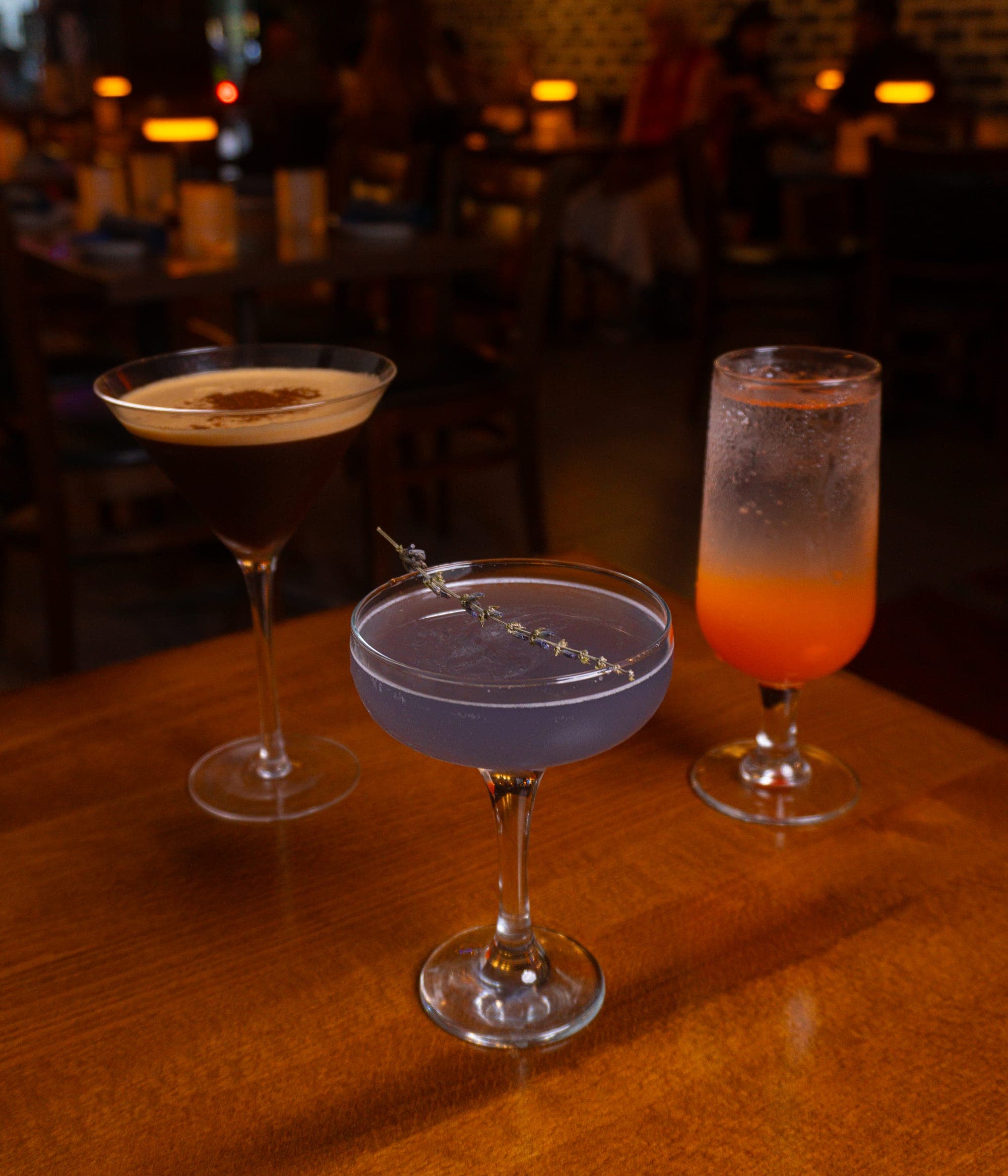 Crafted cocktails at Sofra